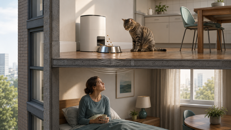 Is Your Pet Feeder Waking the Neighbors? Probably the Bowl
