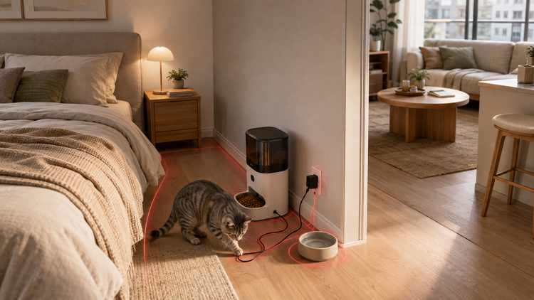 Where Not to Put a Pet Device in a One-Bedroom